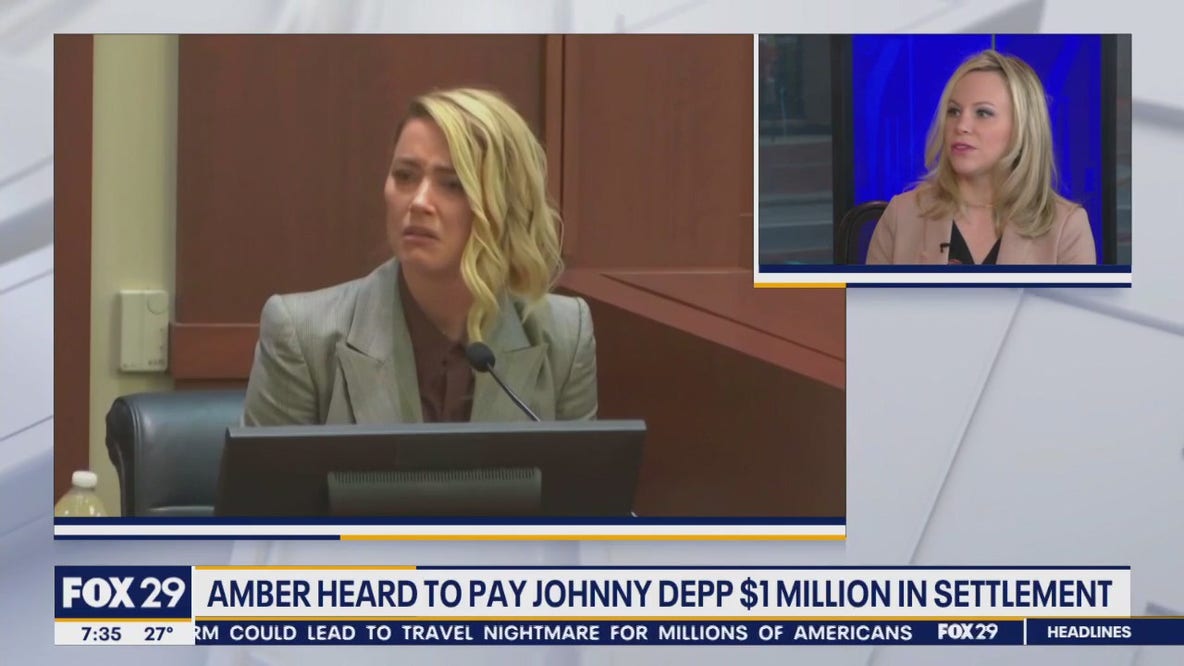 Amber Heard settles defamation case against Johnny Depp